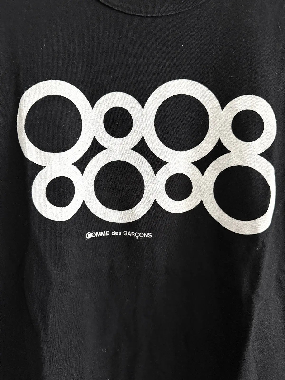 2019 Comme Des Garçons CDG Bubbles Logo Tee