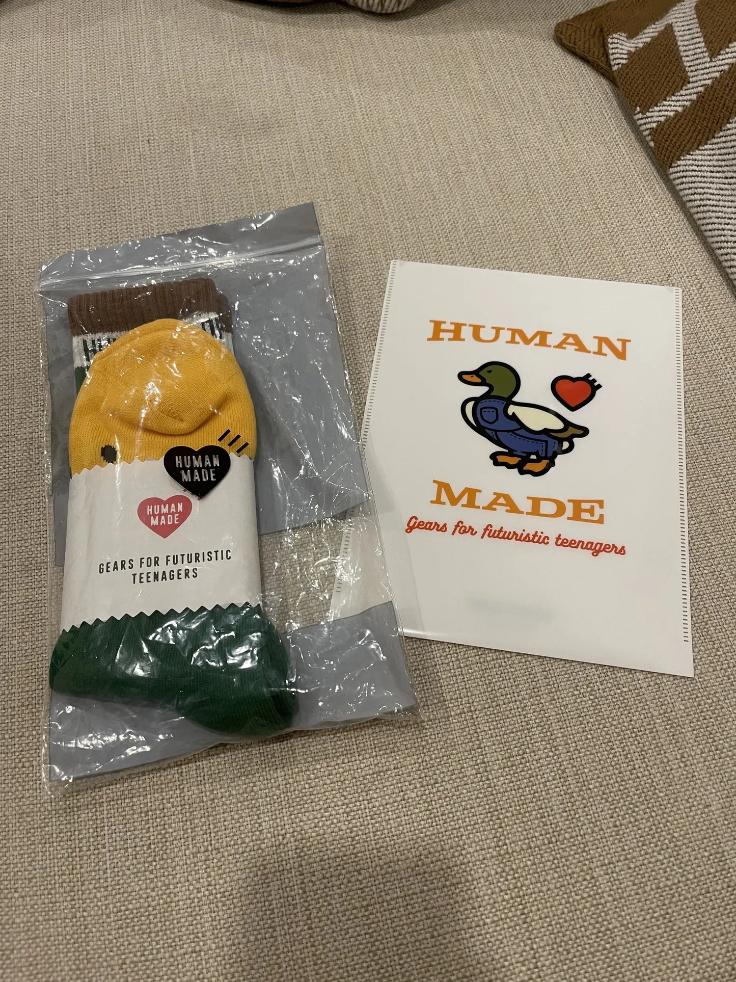 Human Made Duck Socks + Folder Gift Set