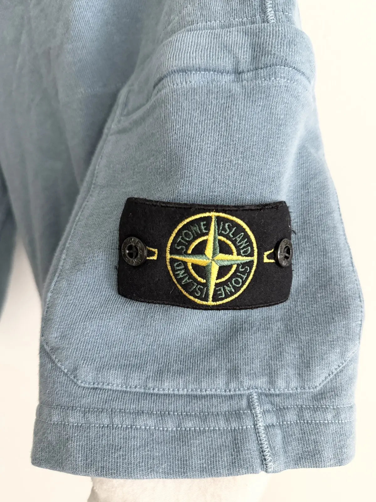 Stone Island Side Logo Sweat Shorts