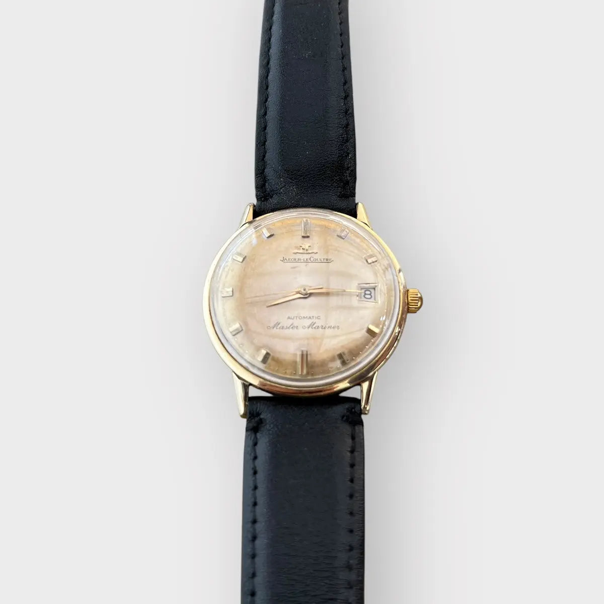 1960s Jaeger LeCoultre Automatic Master Mariner Gilt Watch