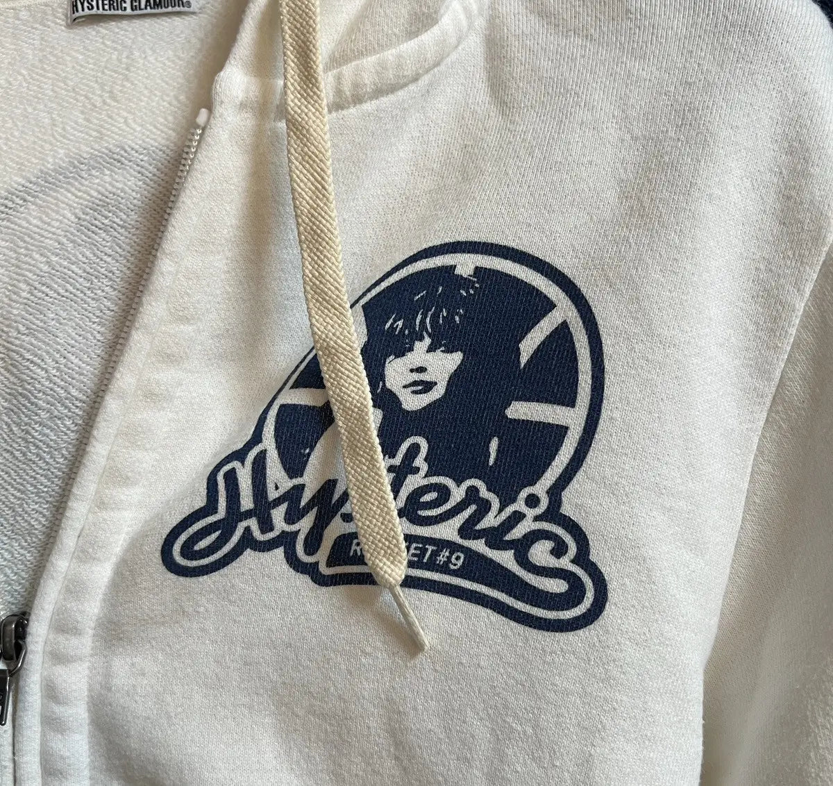 2010s Hysteric Glamour Rocket 9 Zip Up Hoodie