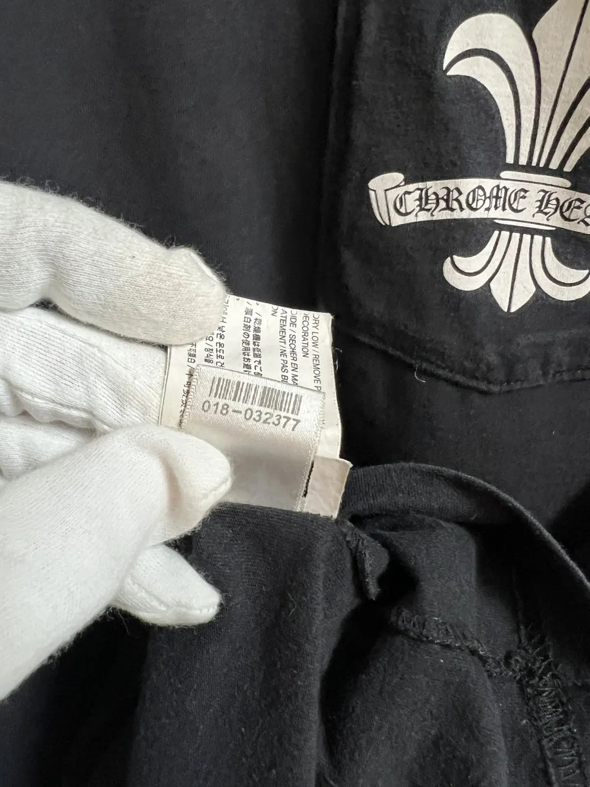 Chrome Hearts Monogram Dagger Scroll Logo Tee