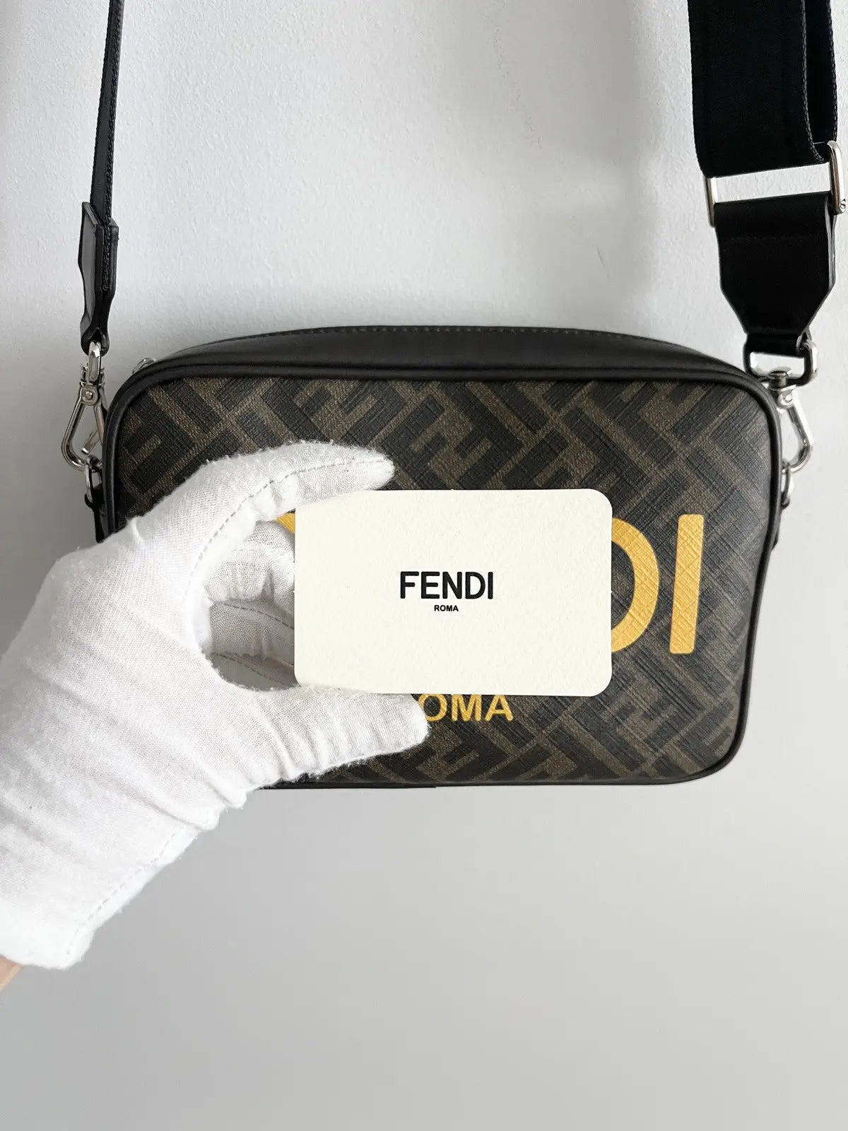 Fendi 1974 Logo Camera Case Shoulder Bag