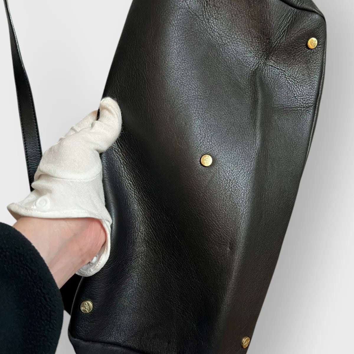 Vintage Vivienne Westwood Triple Black Jumbo Orbit Bag