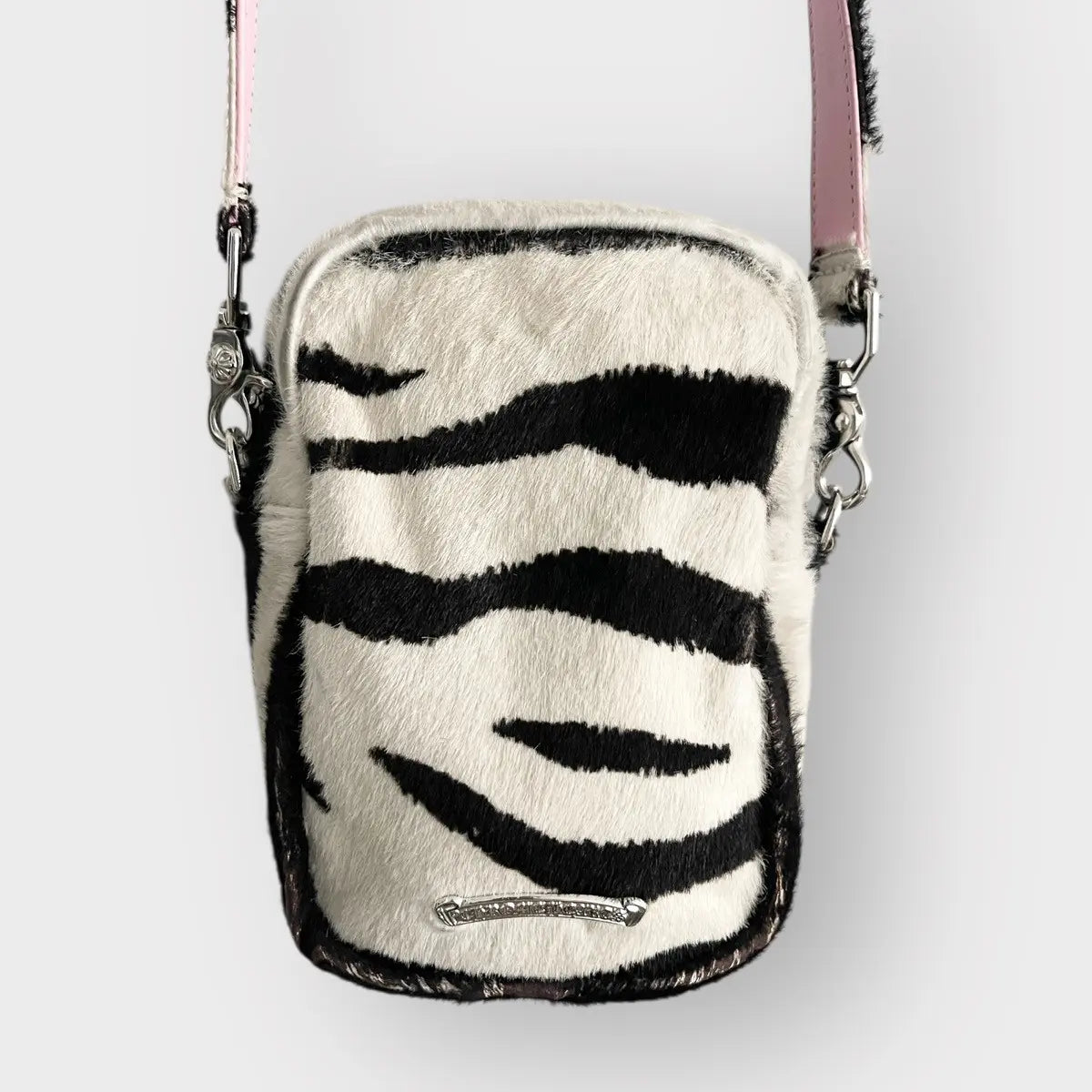 Chrome Hearts Triple Pink Patch Zebra Taka Bag