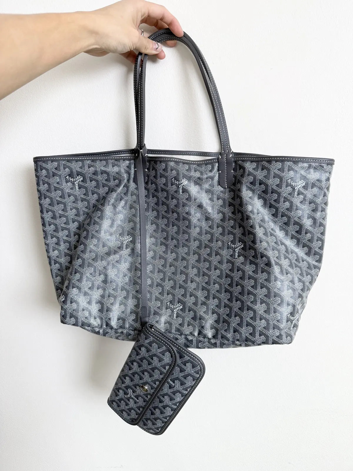 Goyard Goyardine Saint Louis PM Grey