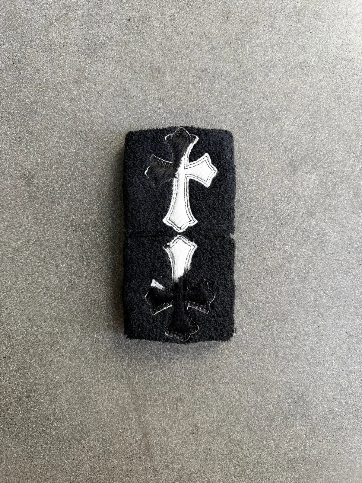 Chrome Hearts Sweatbands Wrist Band Zebra Patch