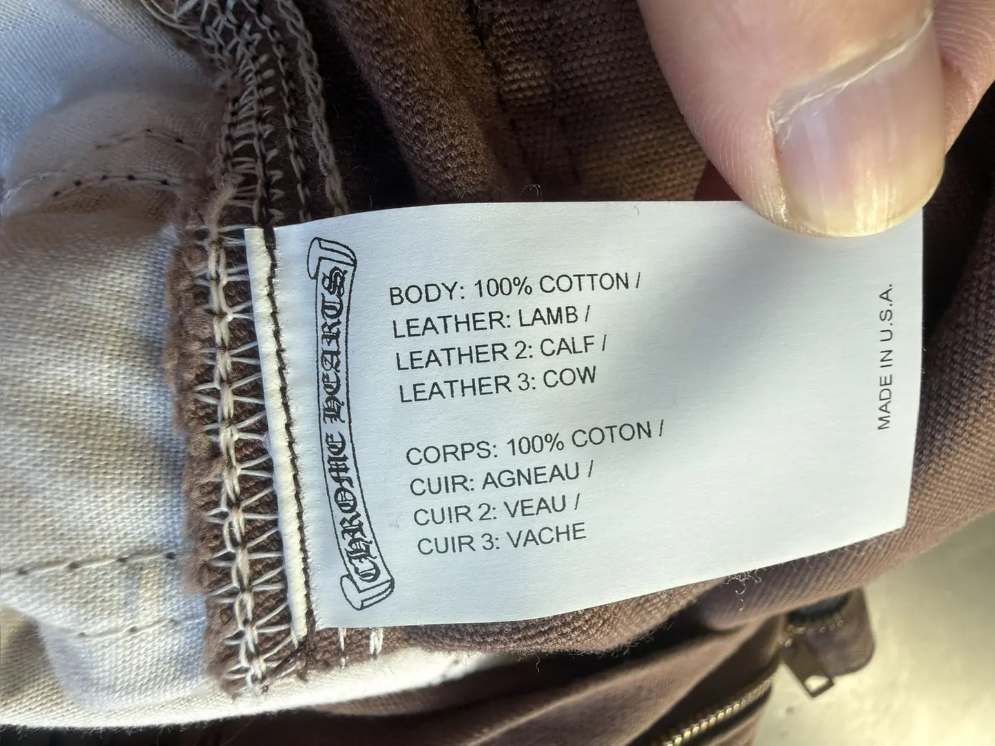 Chrome Hearts Sex Records Carpenter Pants