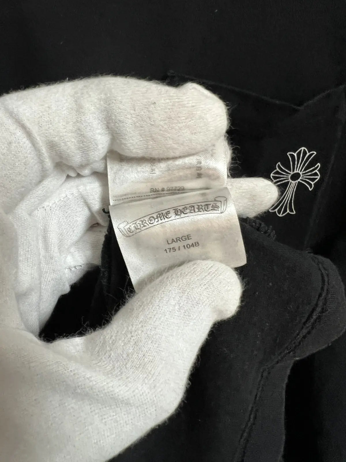 2010s Chrome Hearts Jumbo Horseshoe Neck Logo Tee