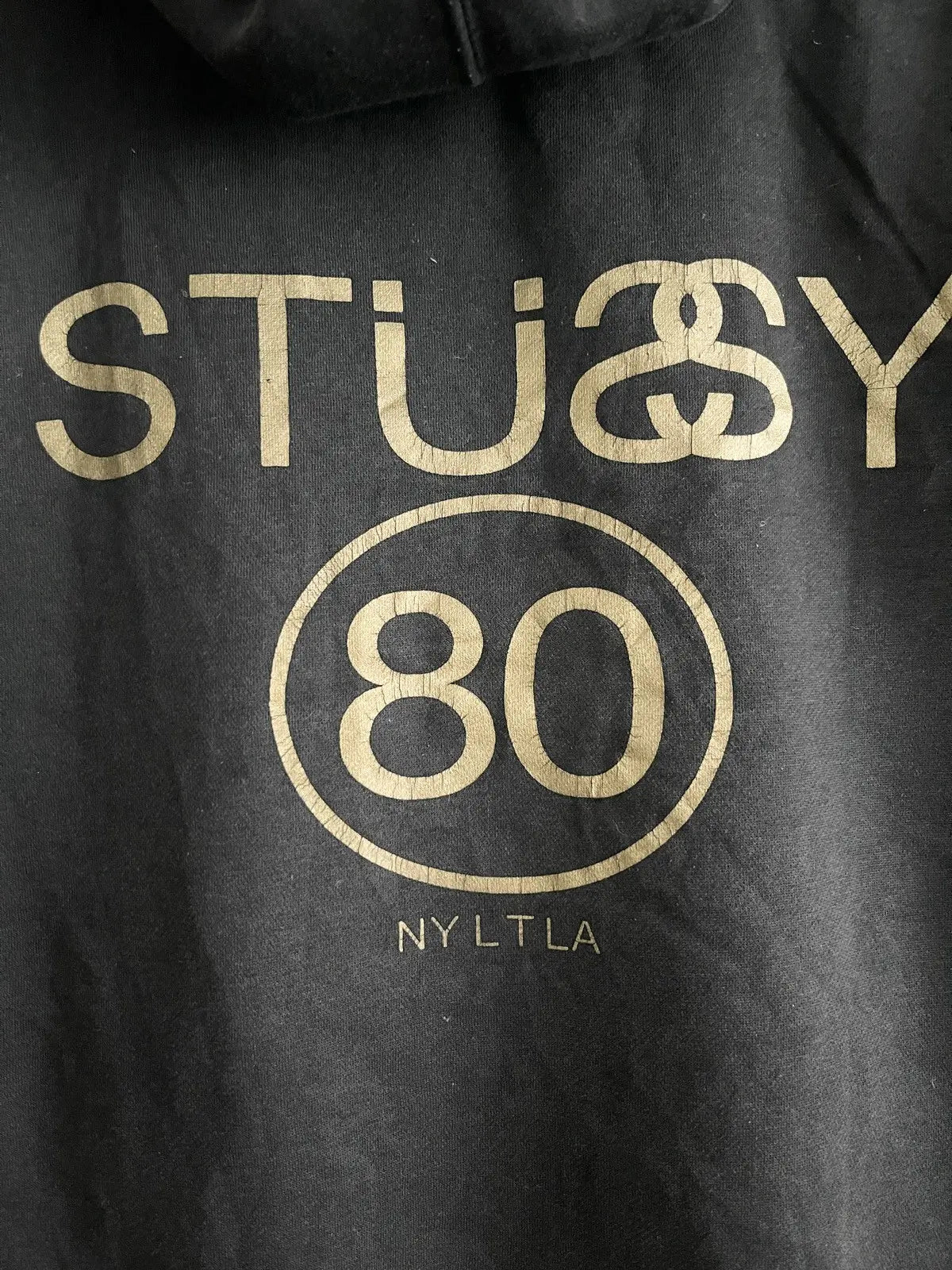 2000s Stüssy 80 Jumbo Logo Hoodie