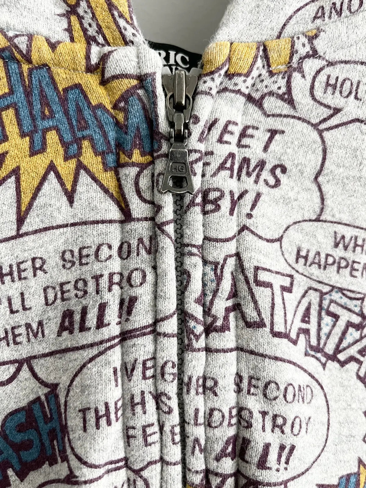 2000s Hysteric Glamour Manga Verbal Zip Hoodie