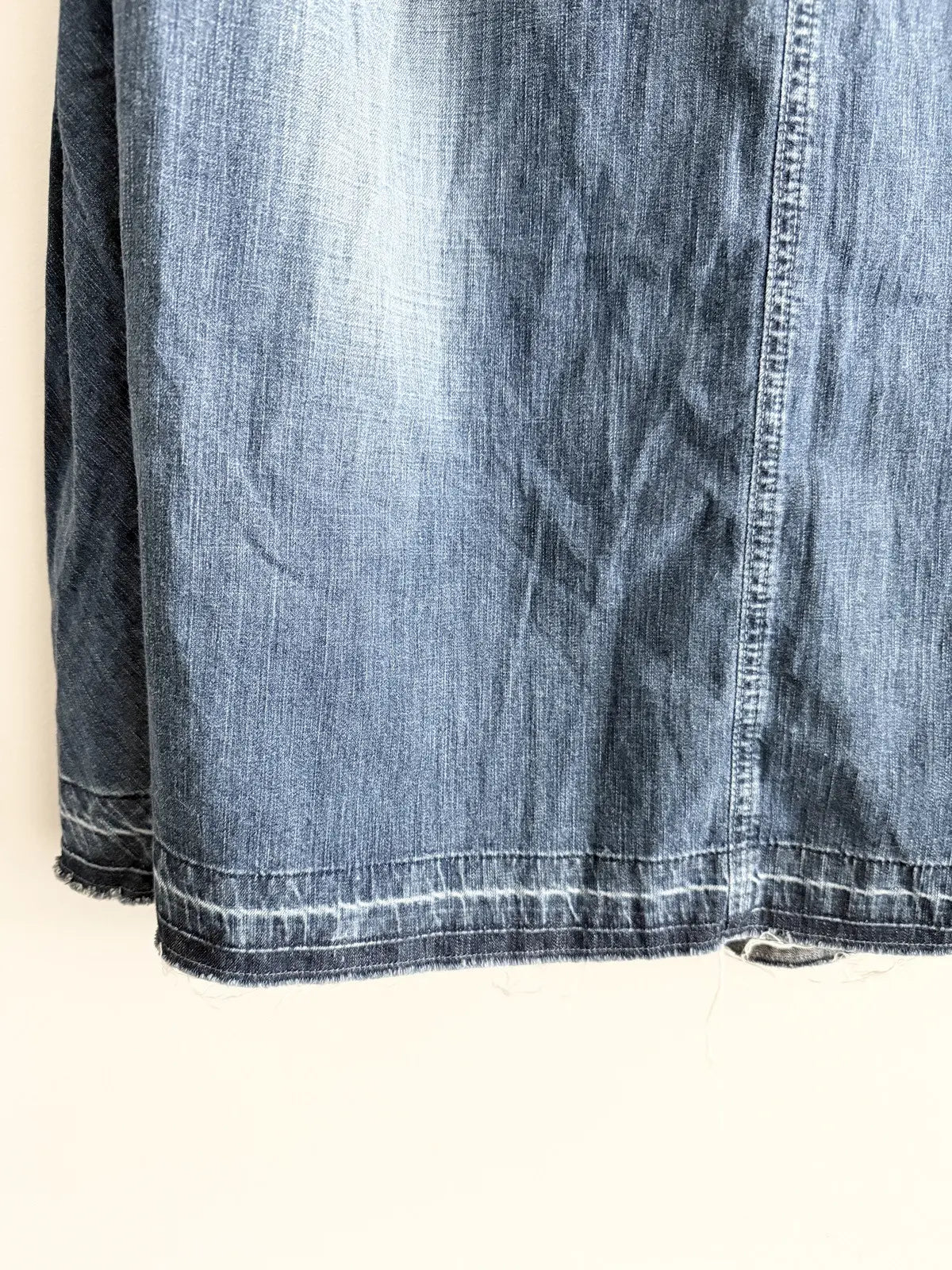 2000s Hysteric Glamour Faded Long Skirt