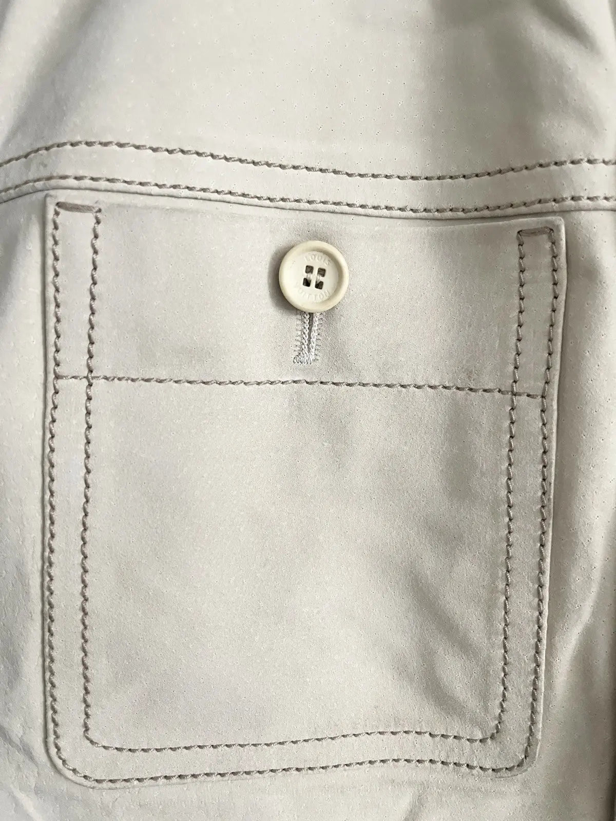 Louis Vuitton Leather Denim Jacket