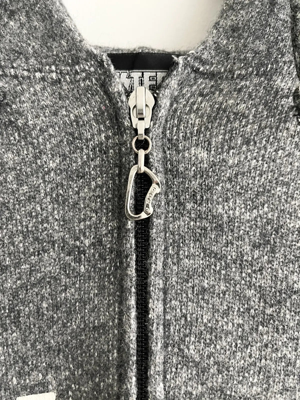 1990s Hysteric Glamour Chillin' Knit Zip Hoodie