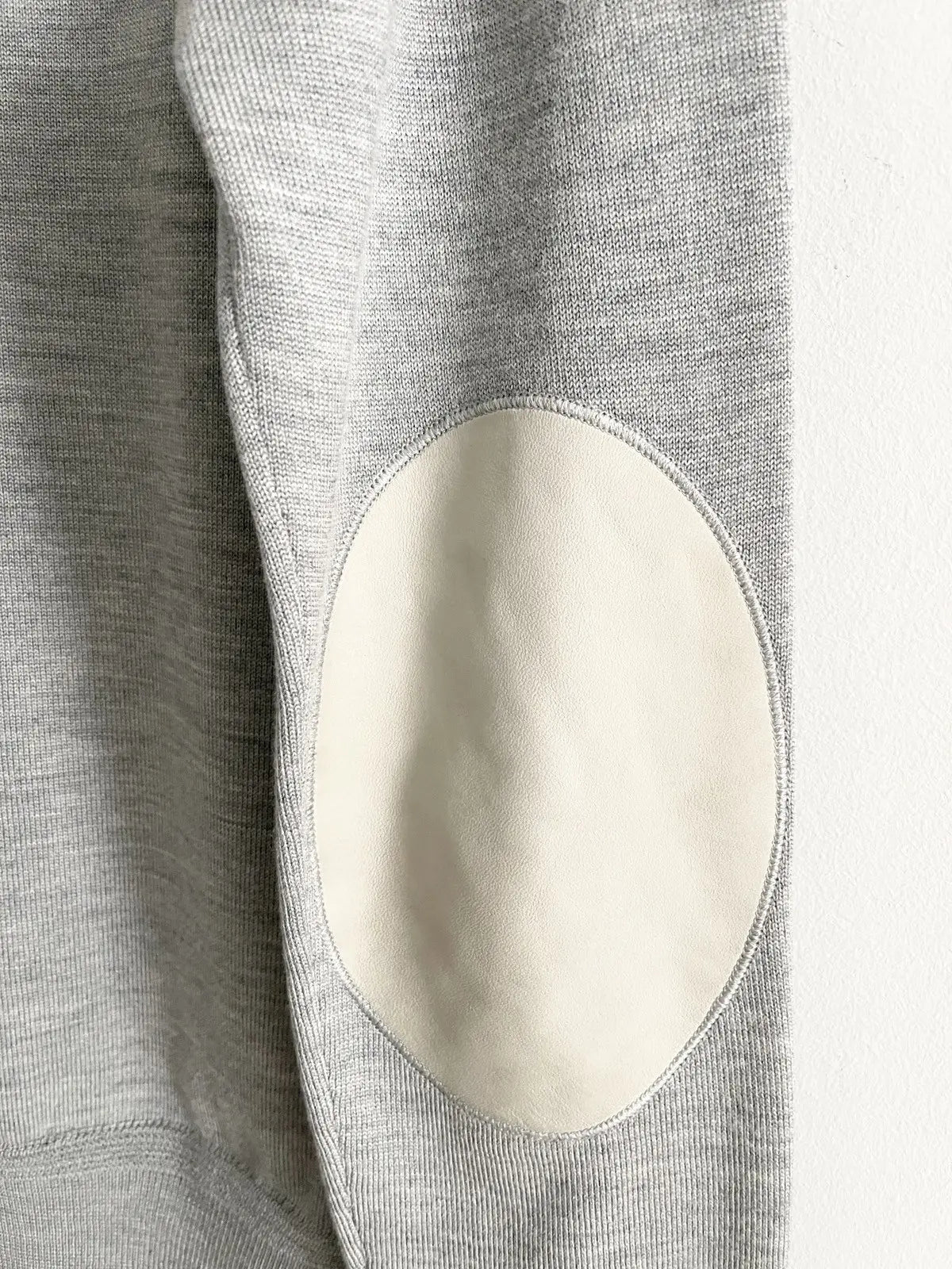 Louis Vuitton Lambskin Leather Patch Logo Sweater