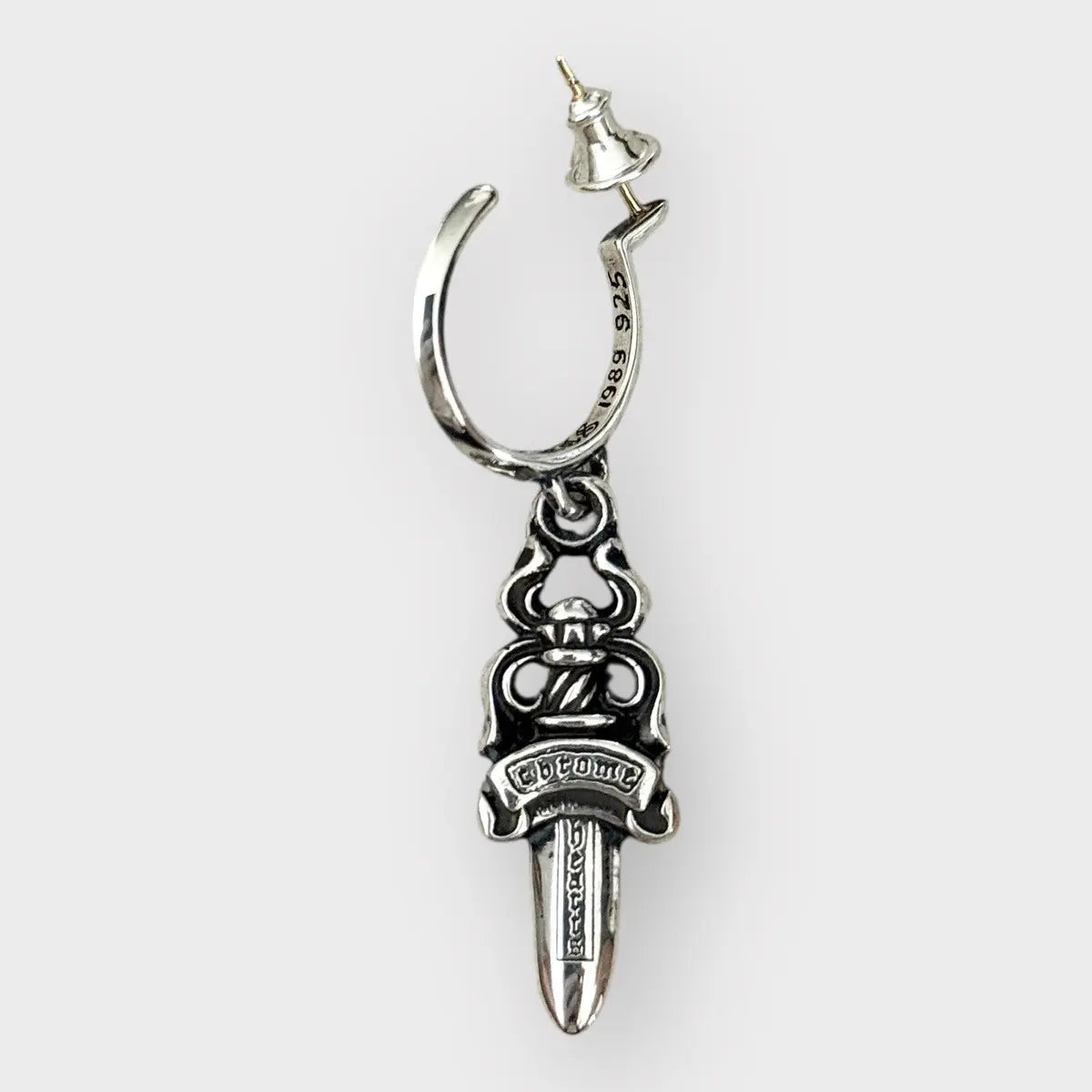 Chrome Hearts 925 Sliver Dagger Earring