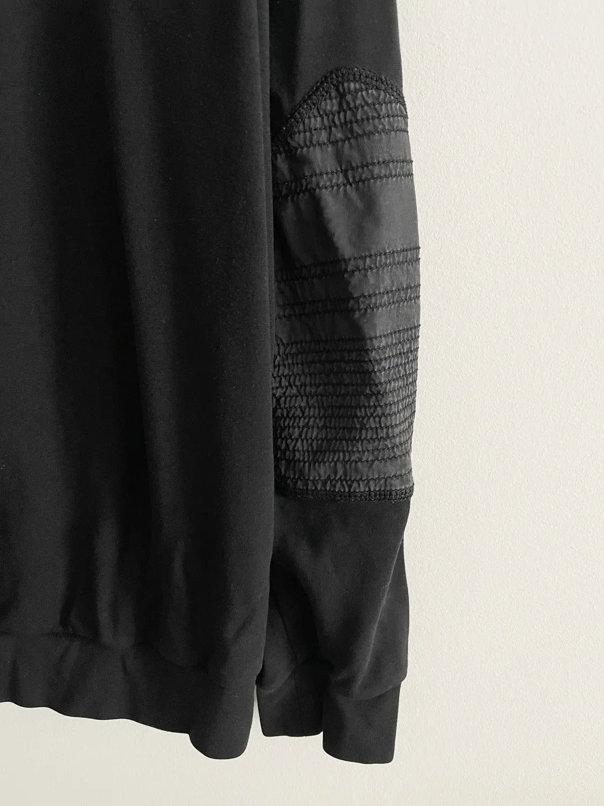 2010s 3.1 Phillip Lim Black Sleeve Patch Sweater