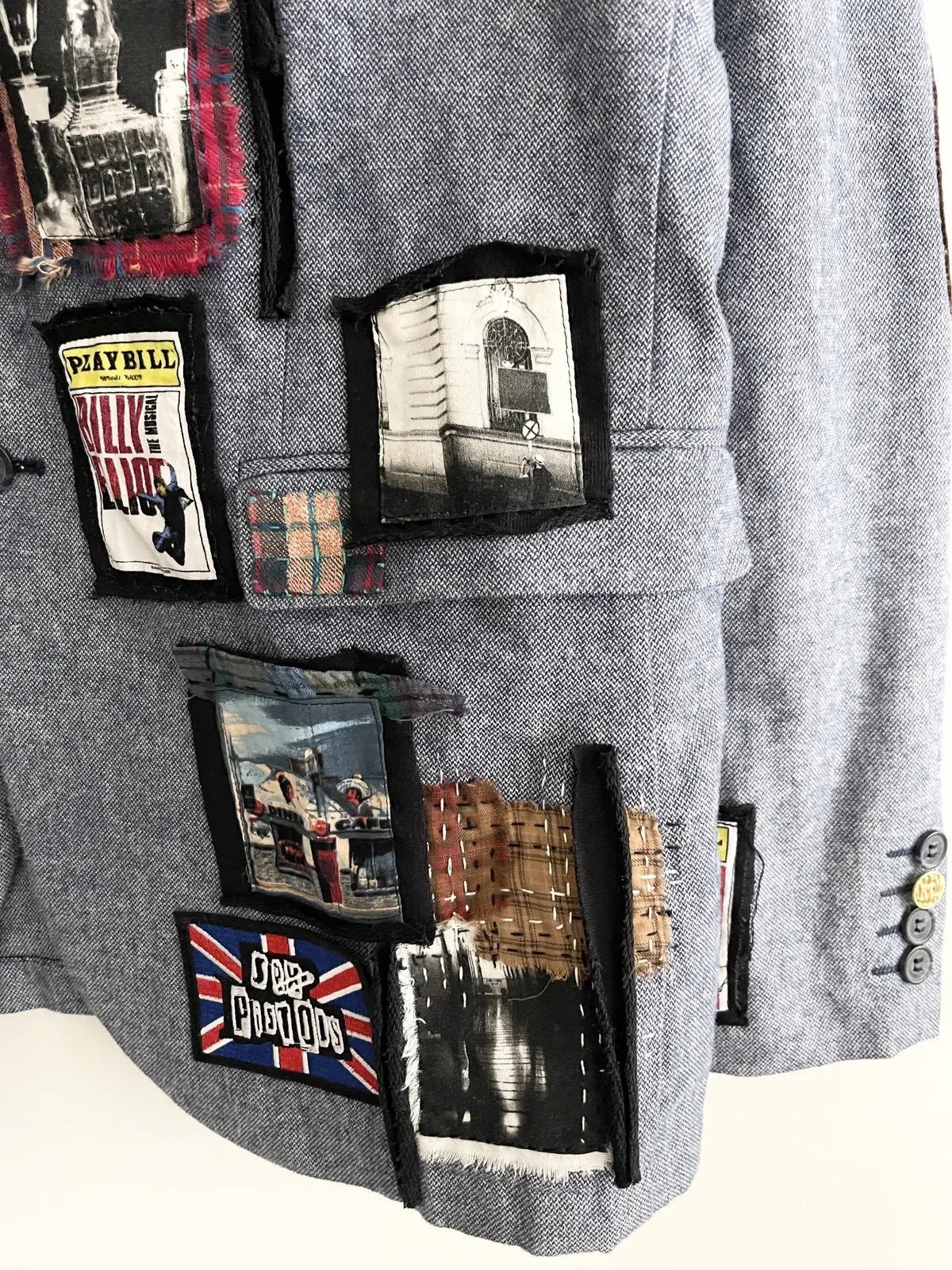 1 of 1 “80s MEMORY” Handmade Patches Blazers