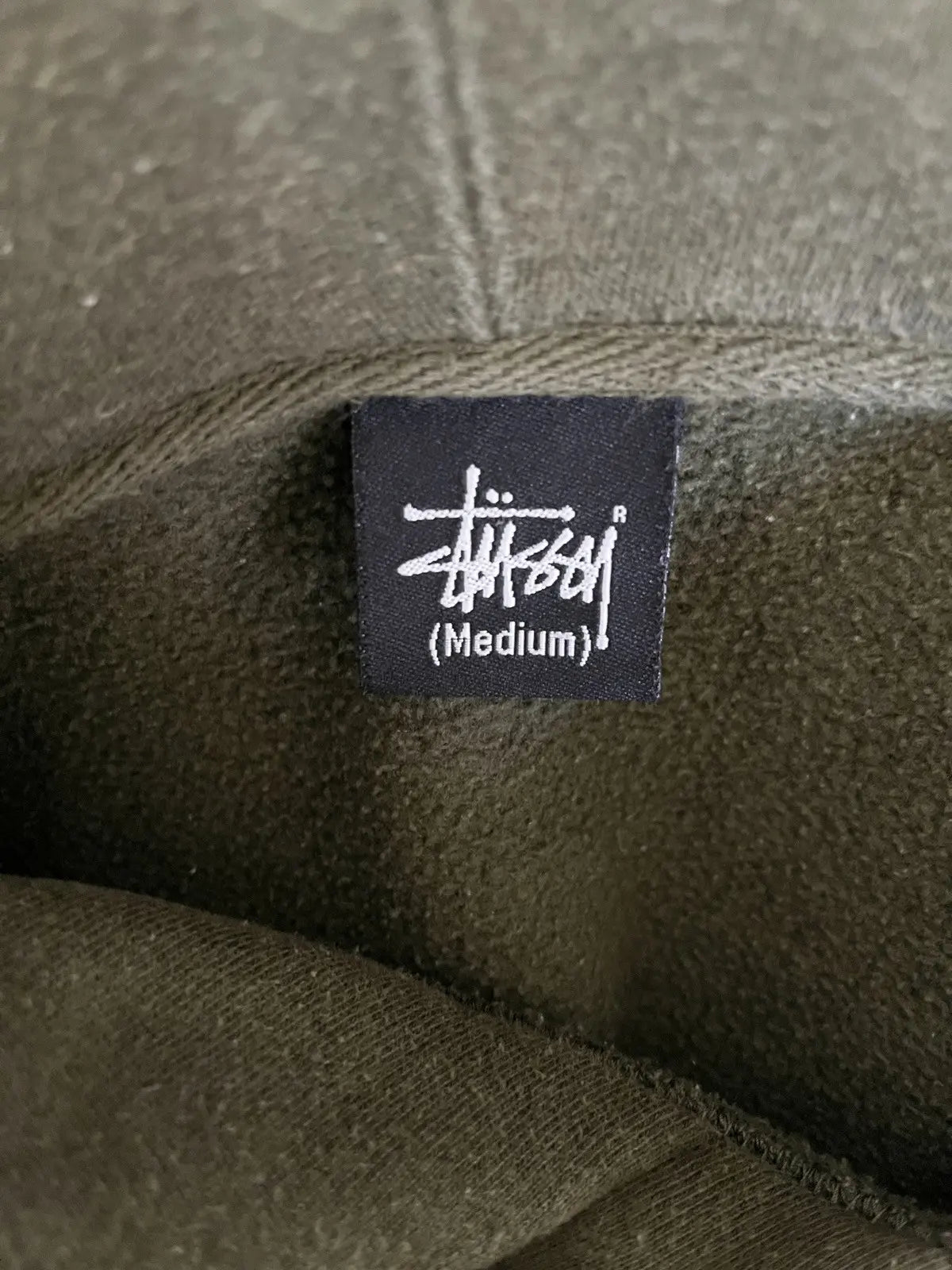 2000s Stüssy 22 Olive Hoodie