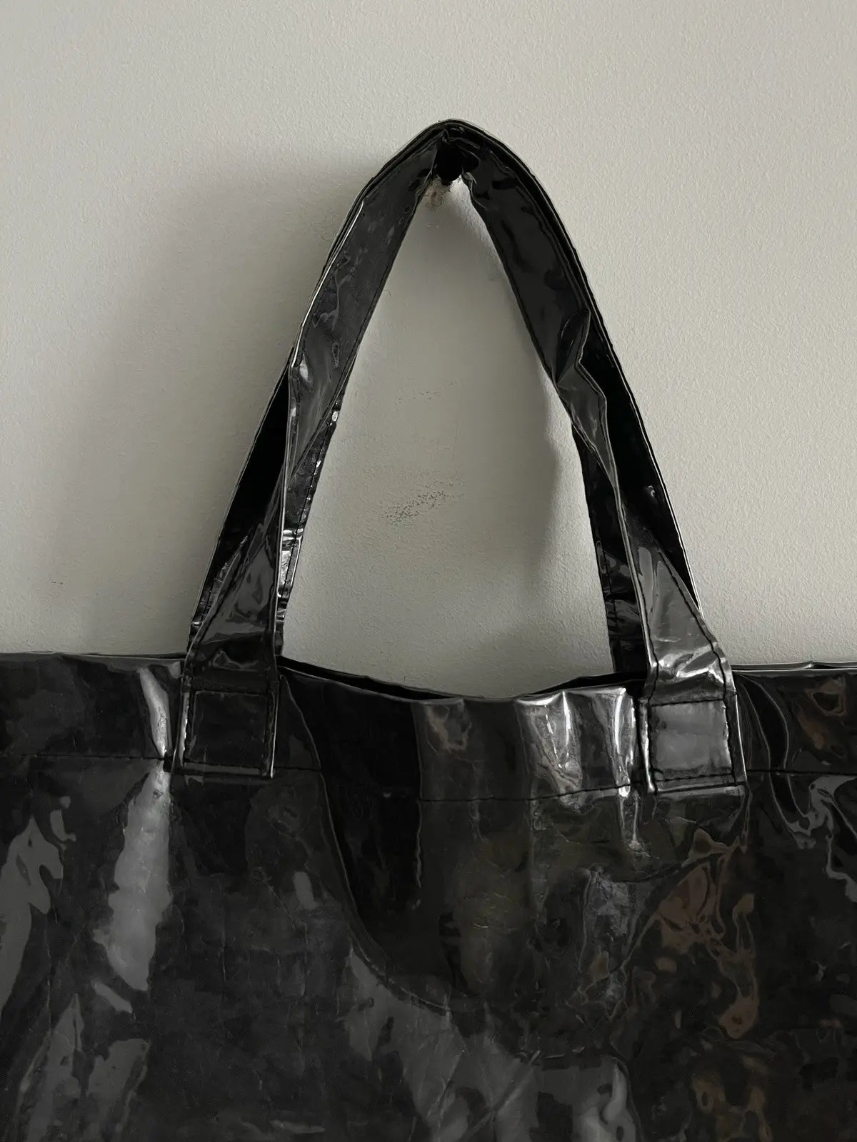 2010s Comme Des Garçons Black Clear Tote Bag