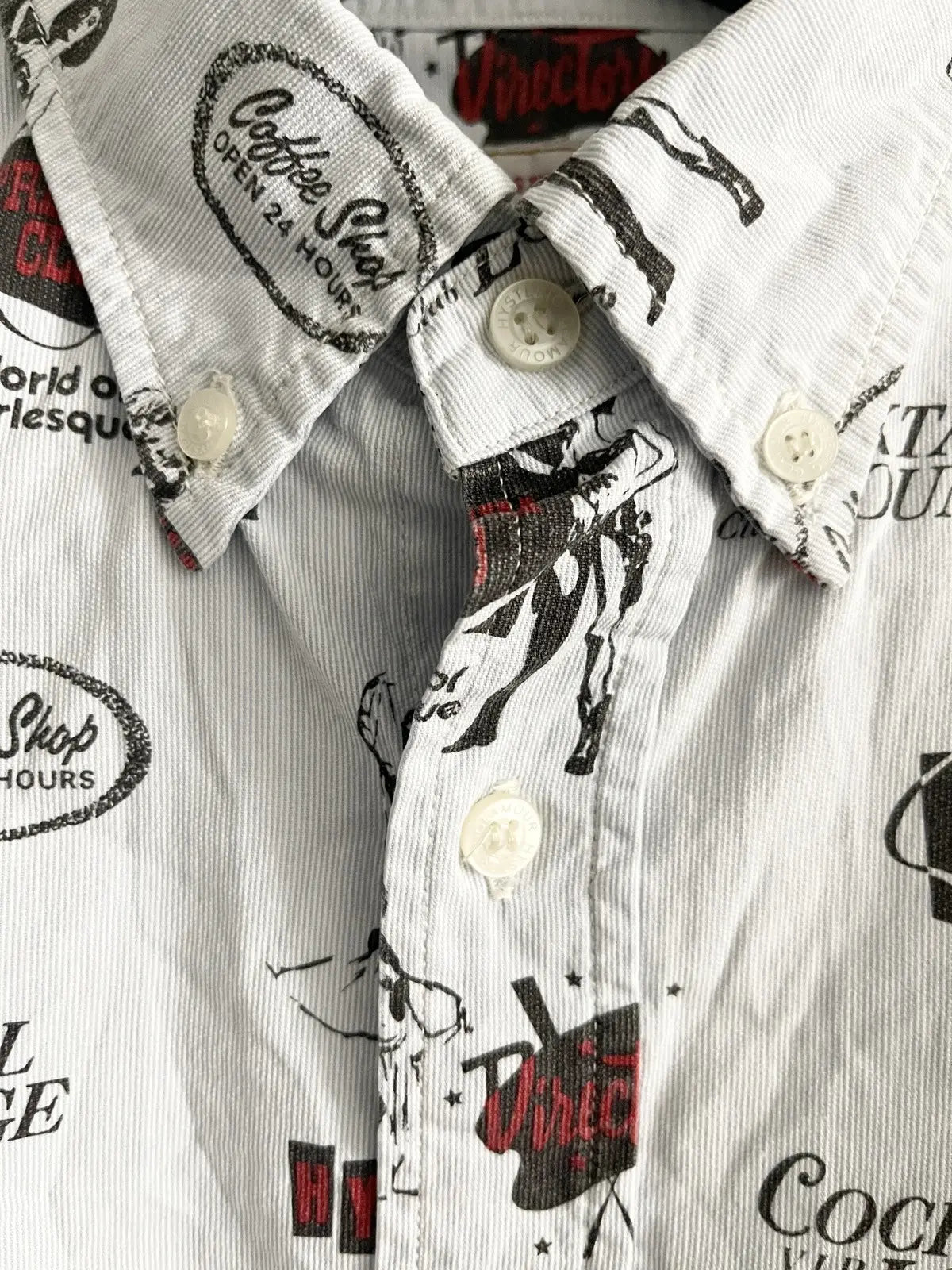 2000s Hysteric Glamour Cowgirl Short Sleeve Shirt