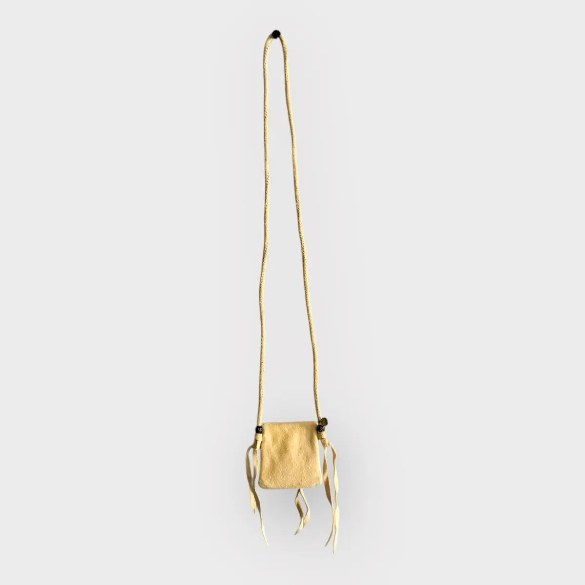 Kapital Deer Leather Pueblo Charm Pouch Necklace