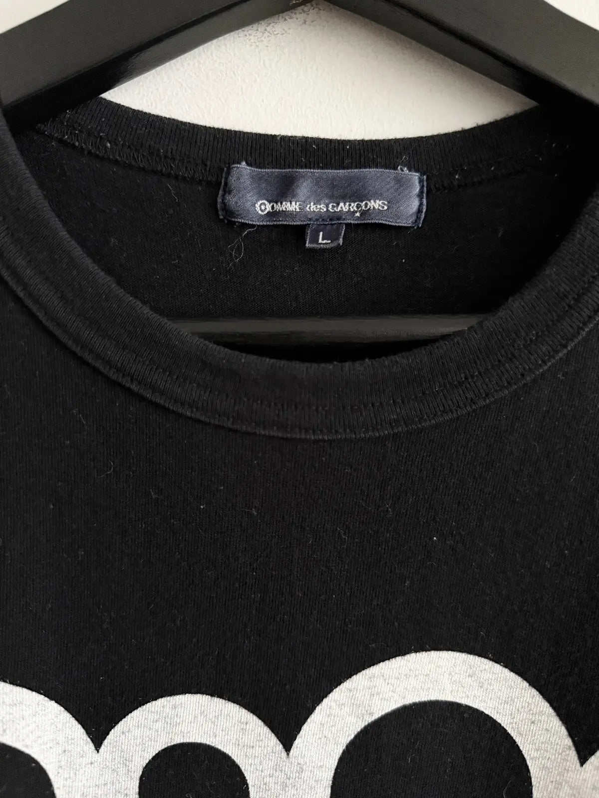 2019 Comme Des Garçons CDG Bubbles Logo Tee