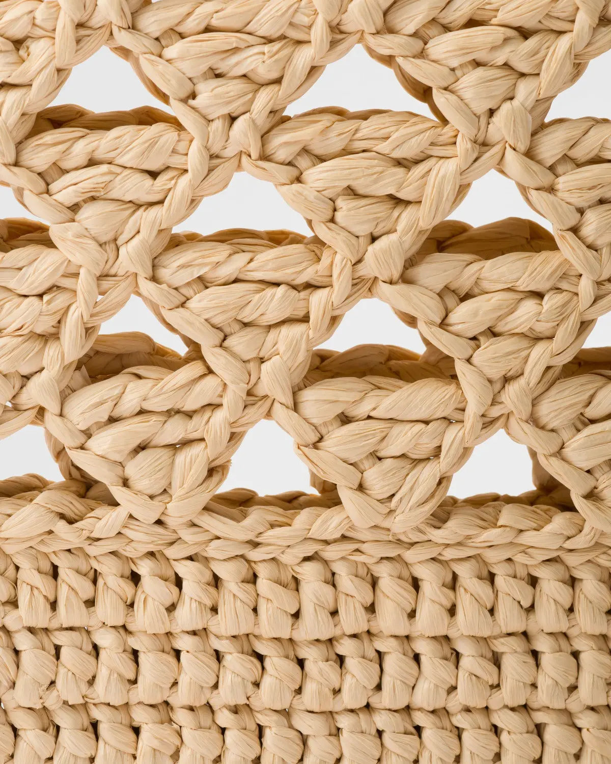 Prada Woven Crochet Tote Bag