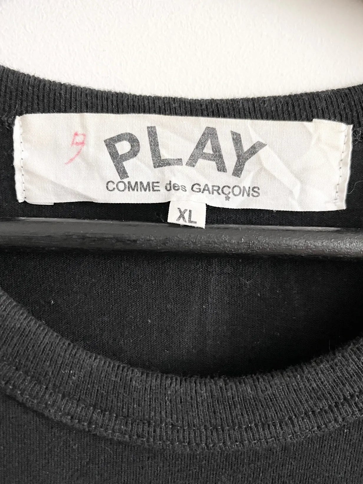 2012 Bape x CDG Play Heart Logo Tee