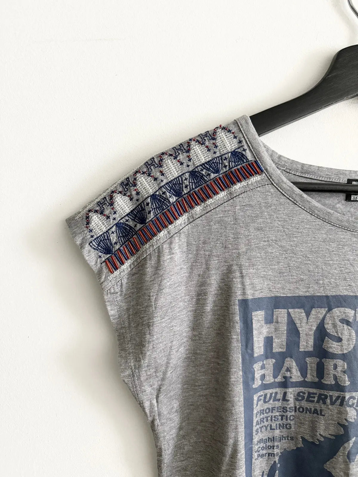 2000s Hysteric Glamour Hot Girl Hair Design Tank Top