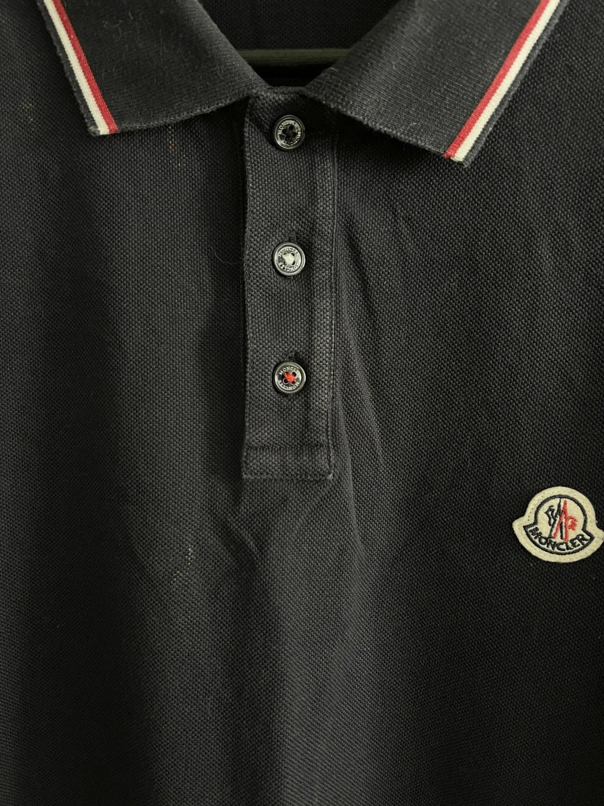 2010s Moncler Classic Logo Polo Shirt