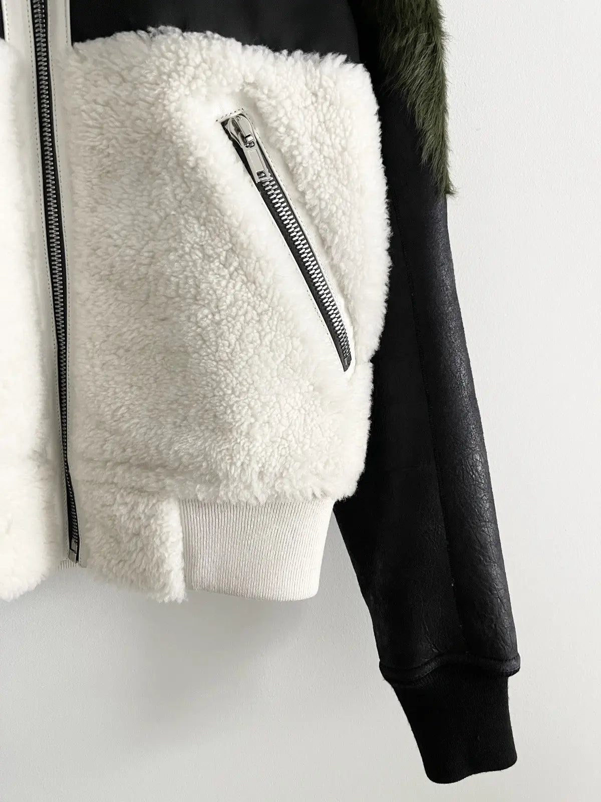 FW21 Rick Owens Gethsemane Fur Leather Jacket