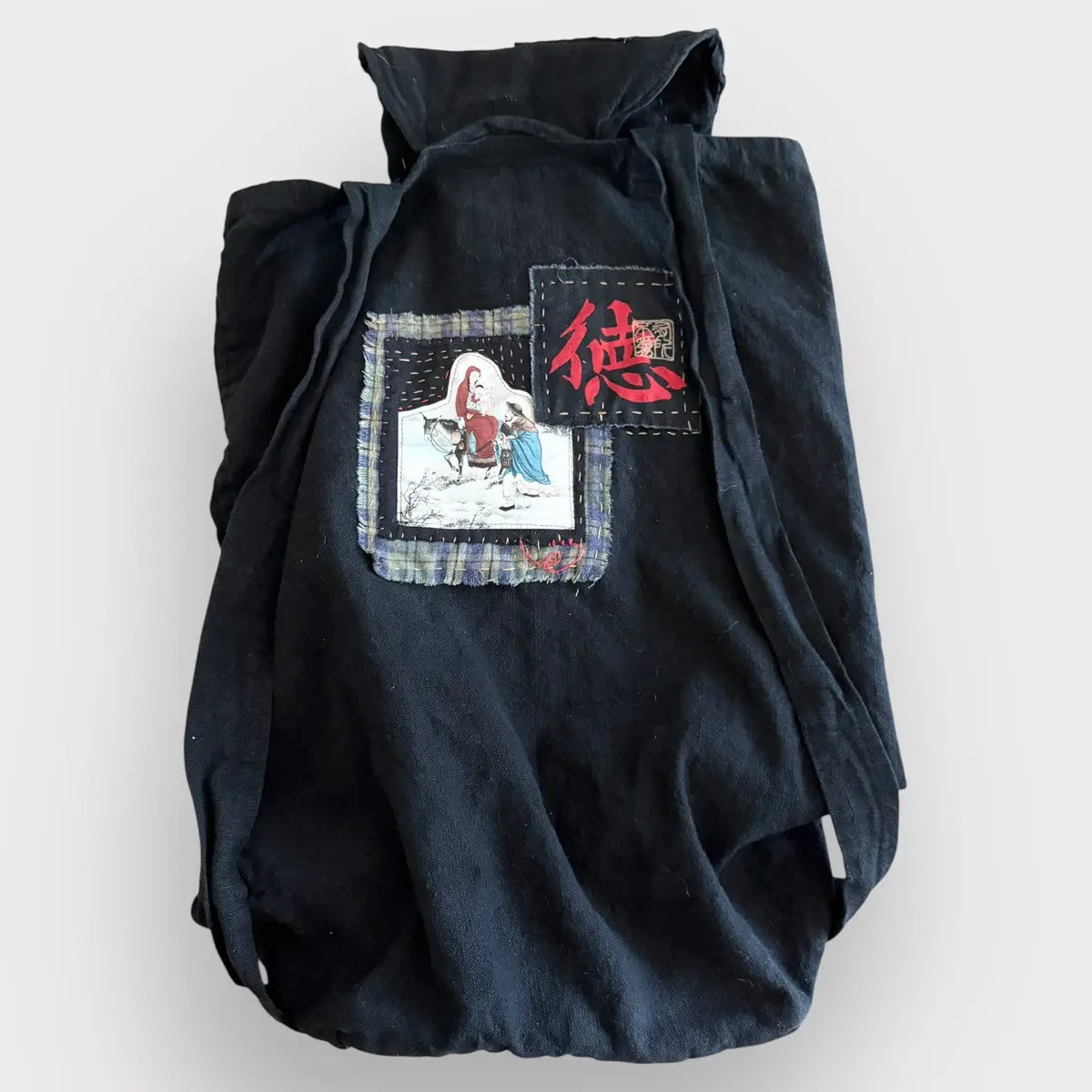 2000s Handmade Boro Chinese Christianity Backpack