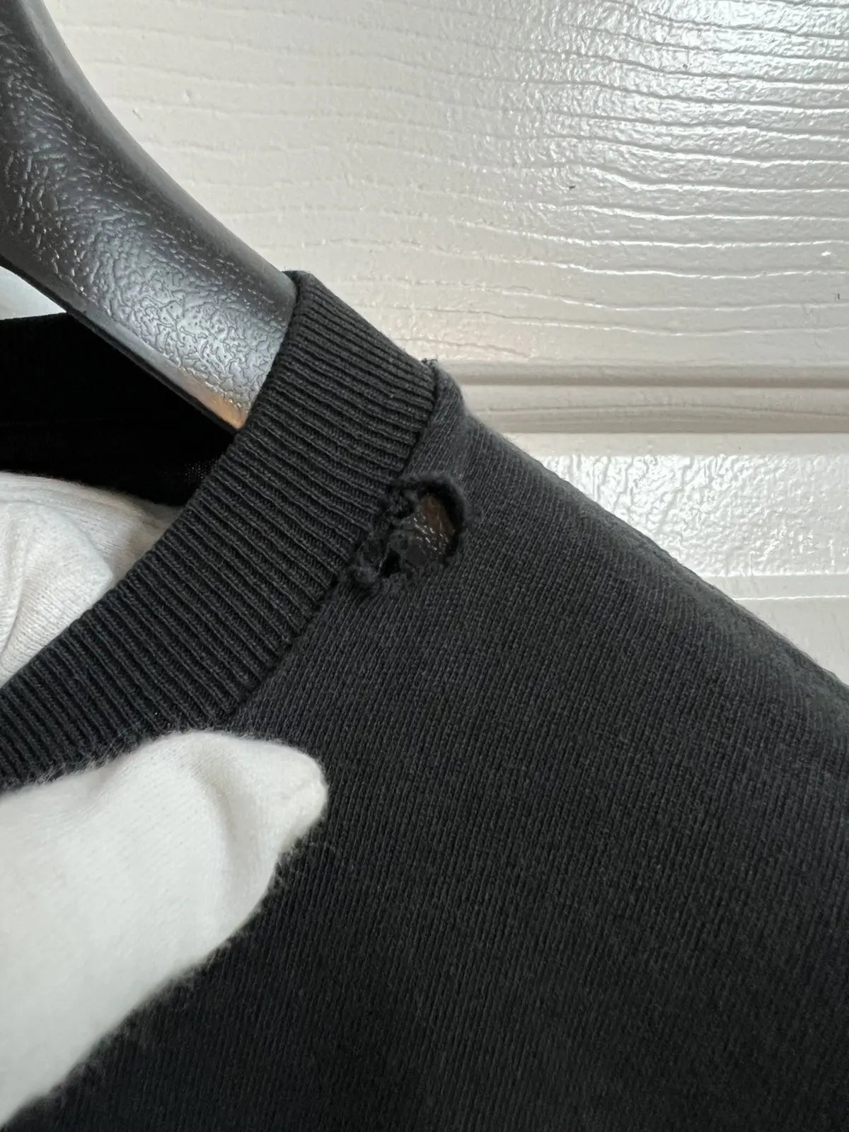 2000s Bape Blue Flannel Logo Tee