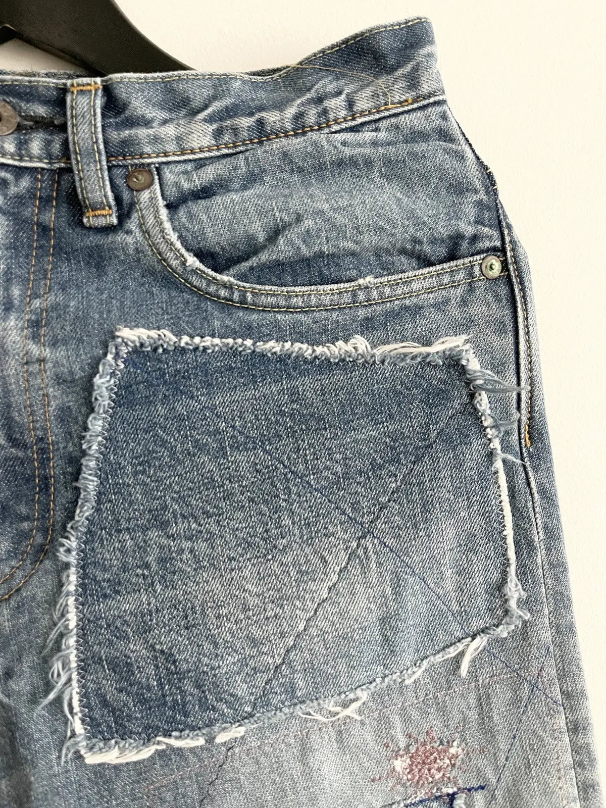 Kapital 5P Okabilly Coneybowy Gypsy Patchwork Denim Jeans