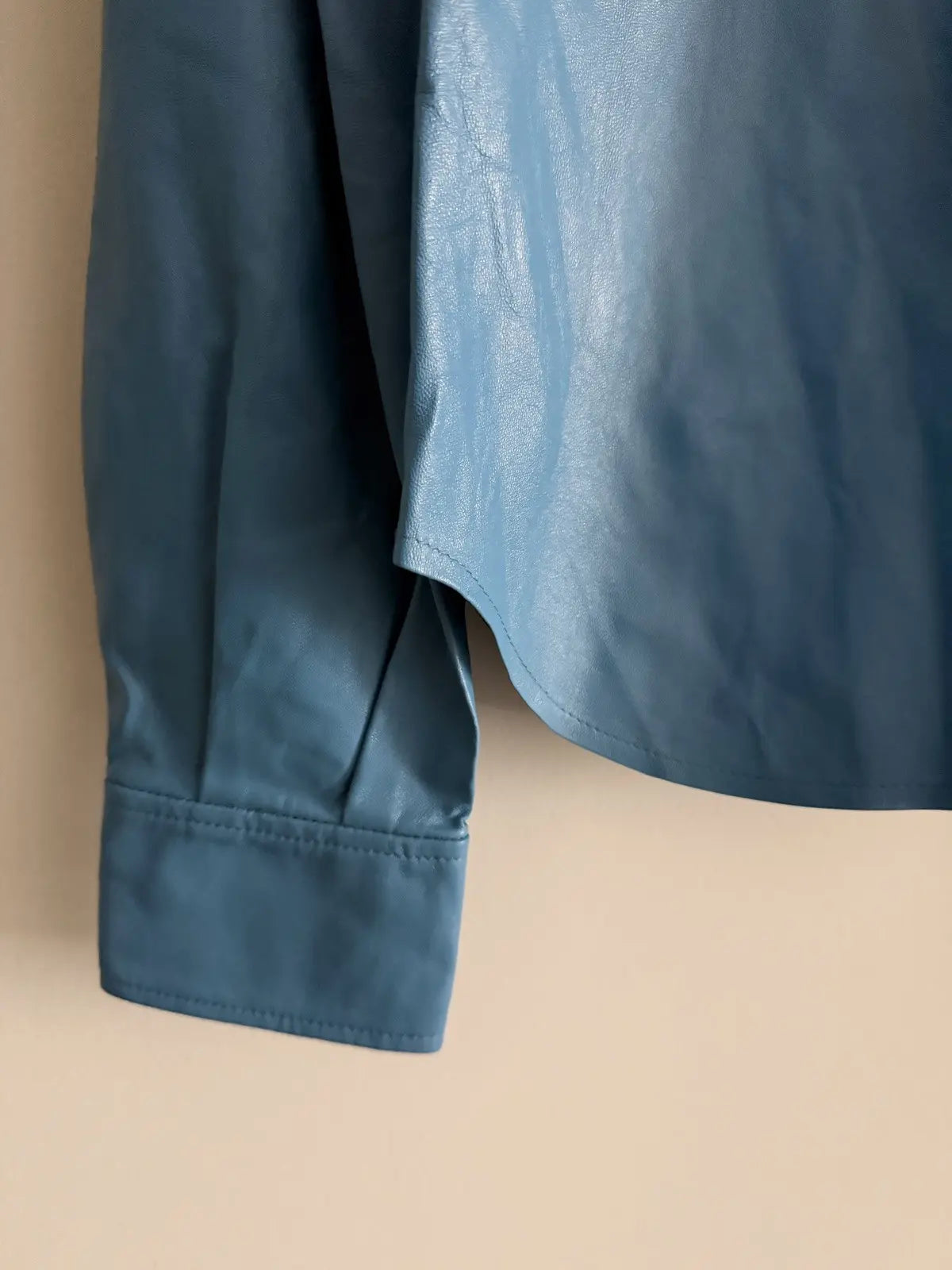 Marni Leather Button Down Shirt