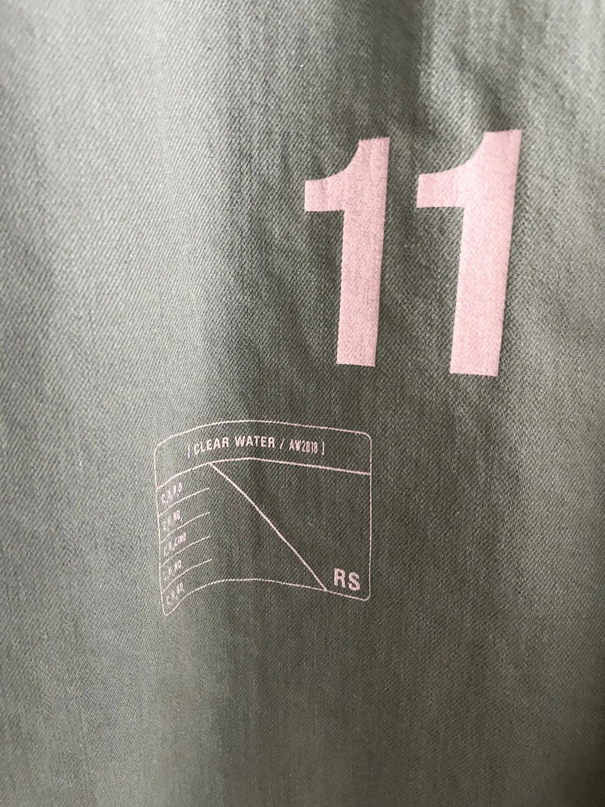 AW18 Raf Simons 11 Denim Shirt Jacket