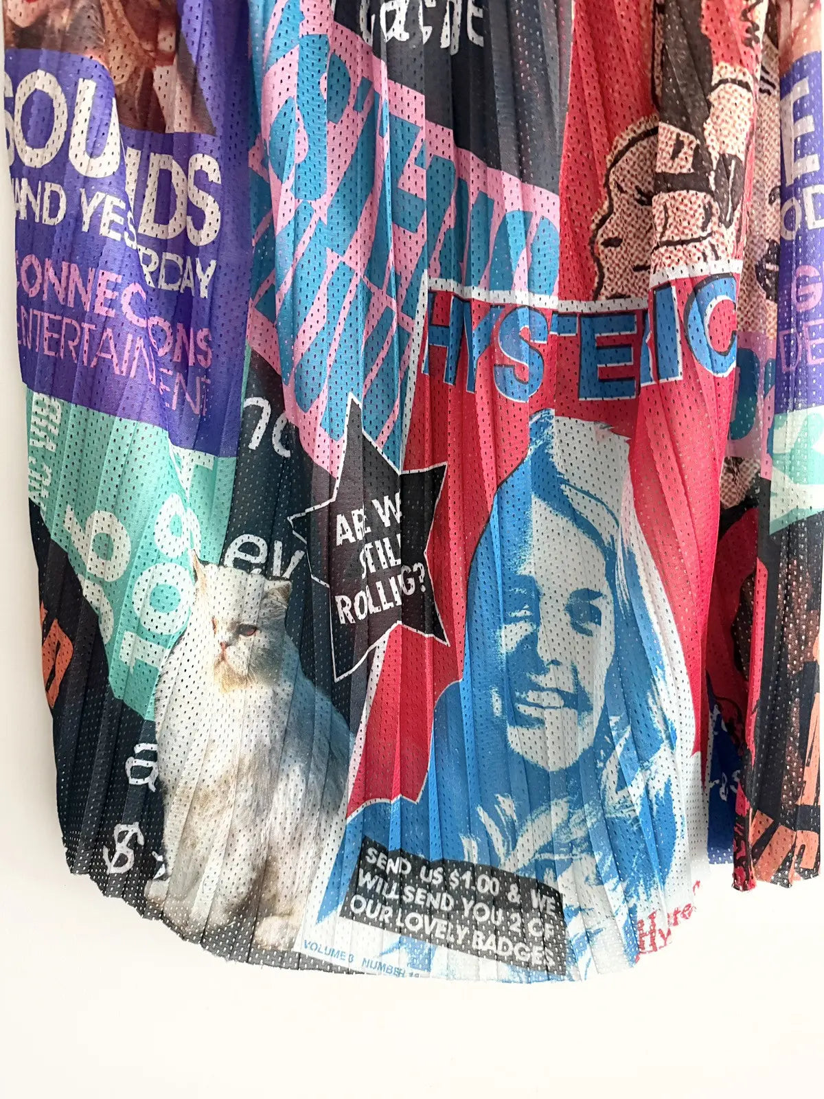 2000s Hysteric Glamour Cute Girl Badges Long Skirt