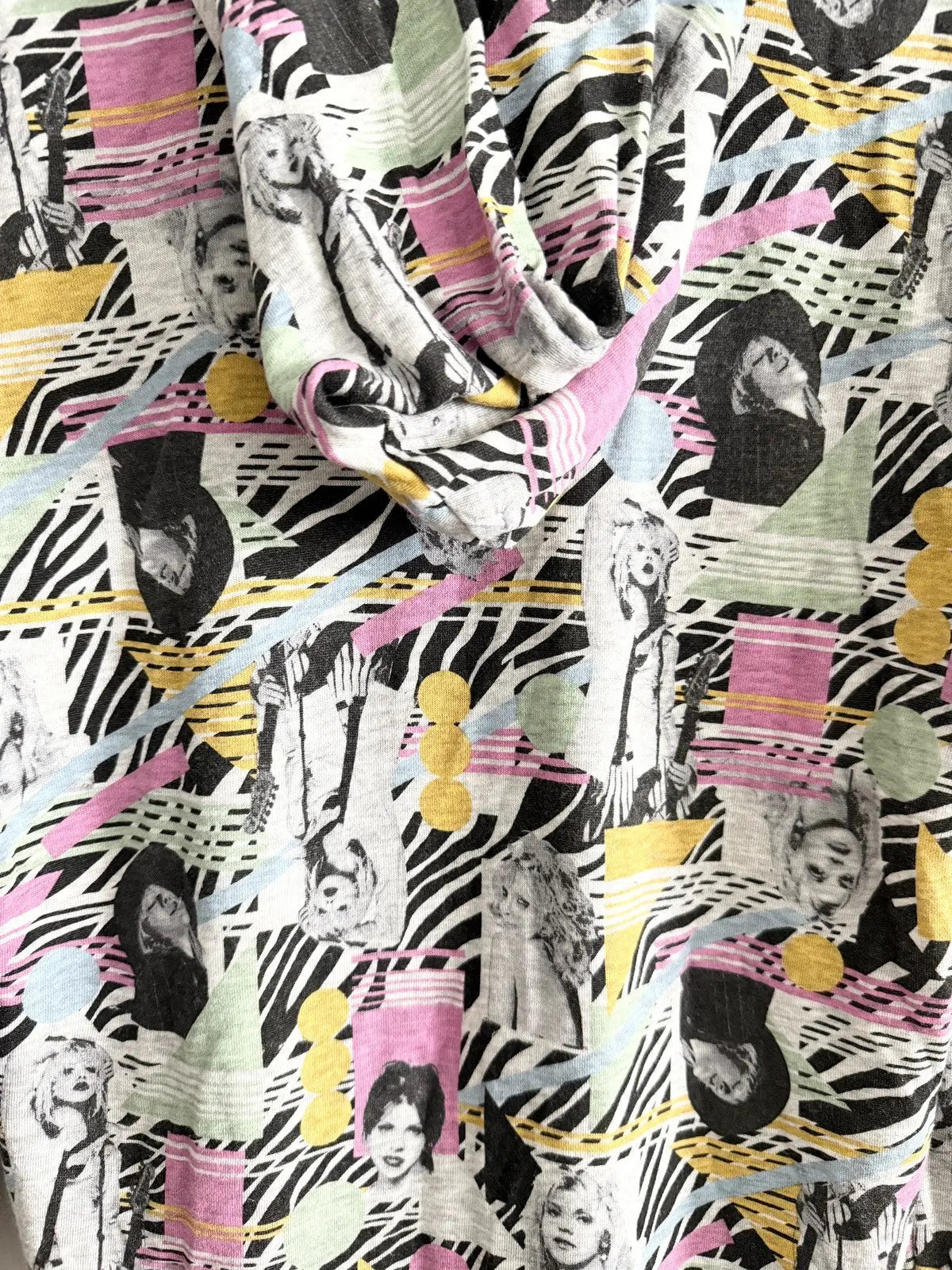 2000s Hysteric Glamour 80s Disco Girl Zip Hoodie