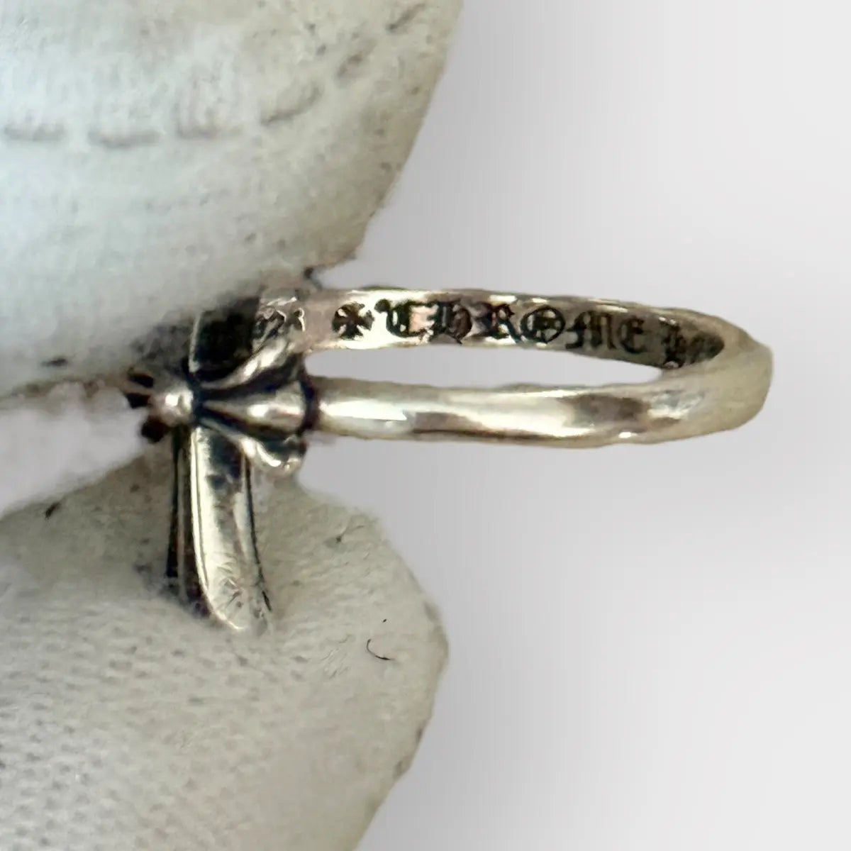 Chrome Hearts “Bubblegum” Cross Ring