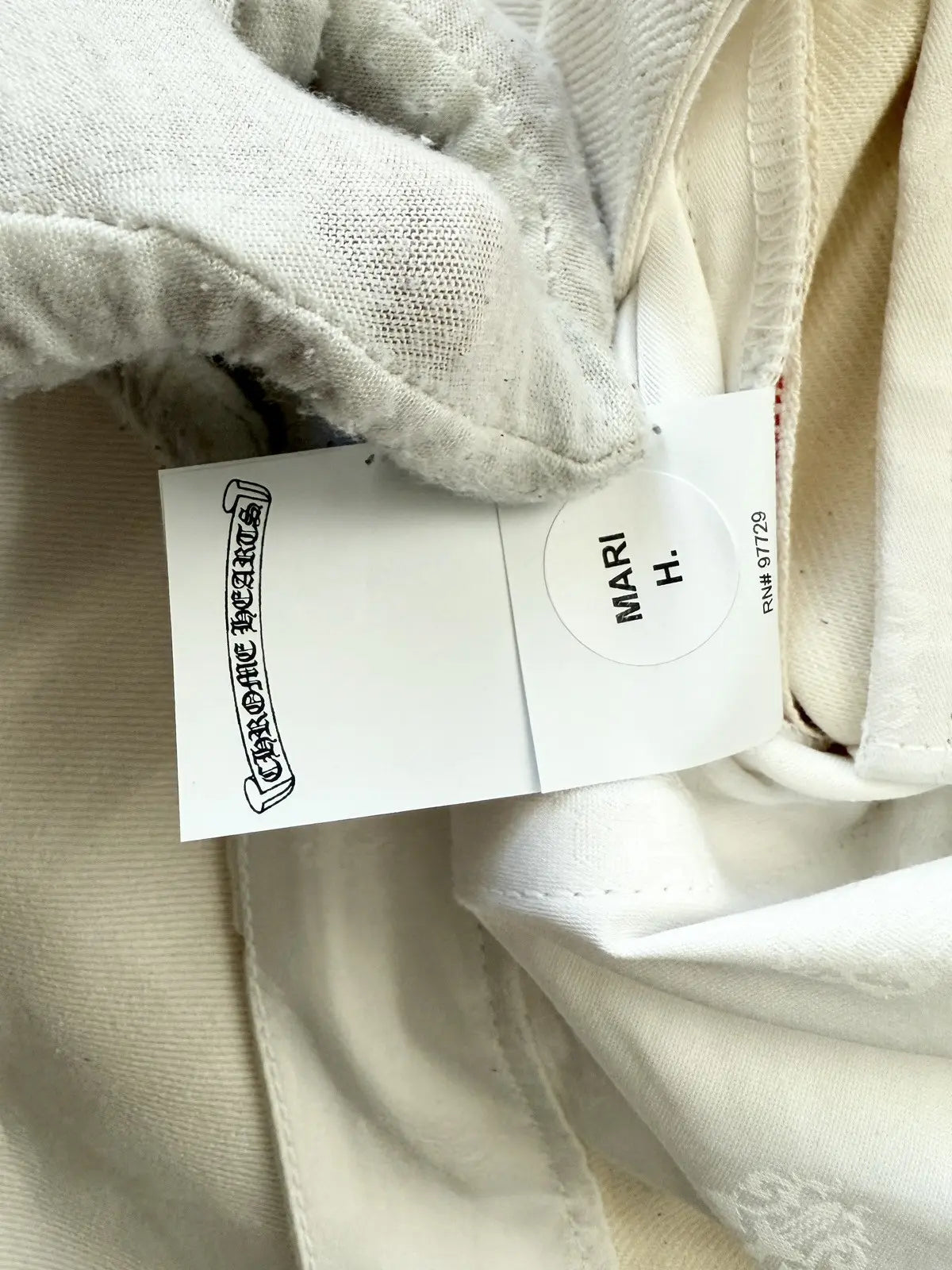 Chrome Hearts Wide Leg Pants with Leather Strap