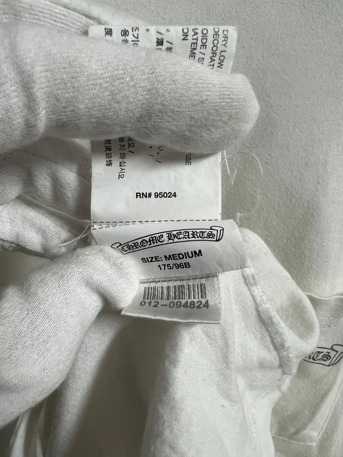 Chrome Hearts Floral Cross Scroll Logo Pocket Tee