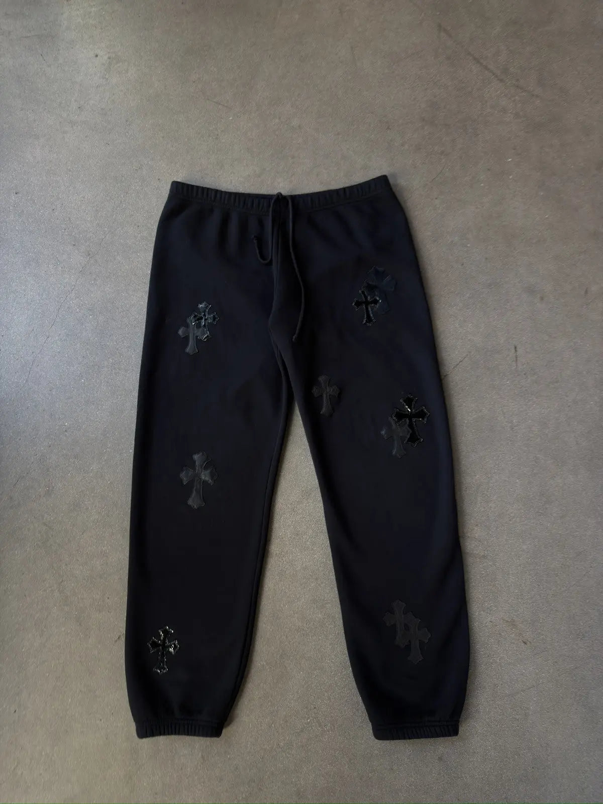 Chrome Hearts Flooded Cross Patch Sweatpants