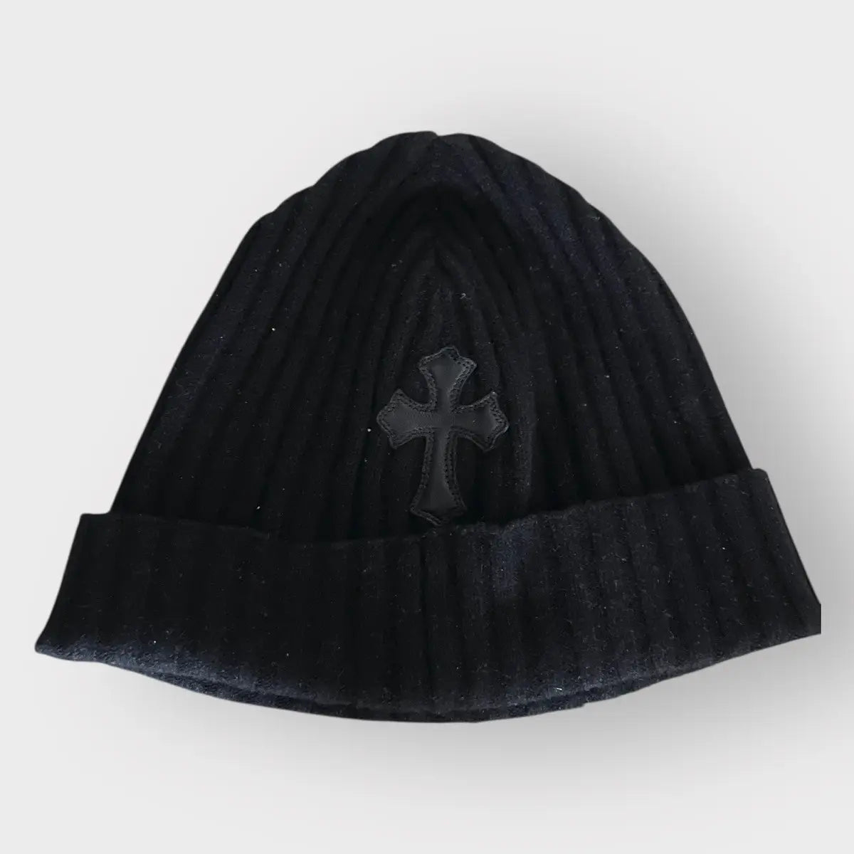Chrome Hearts Double Plus Cross Patch Cashmere Beanie