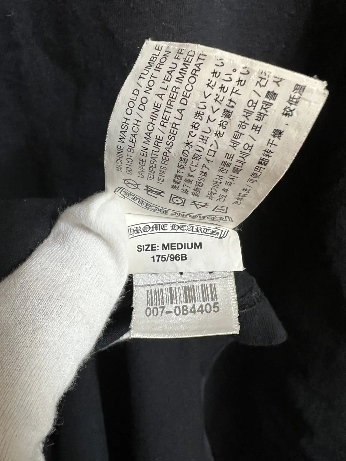 Chrome Hearts Hollywood Cross Box Logo LS Tee