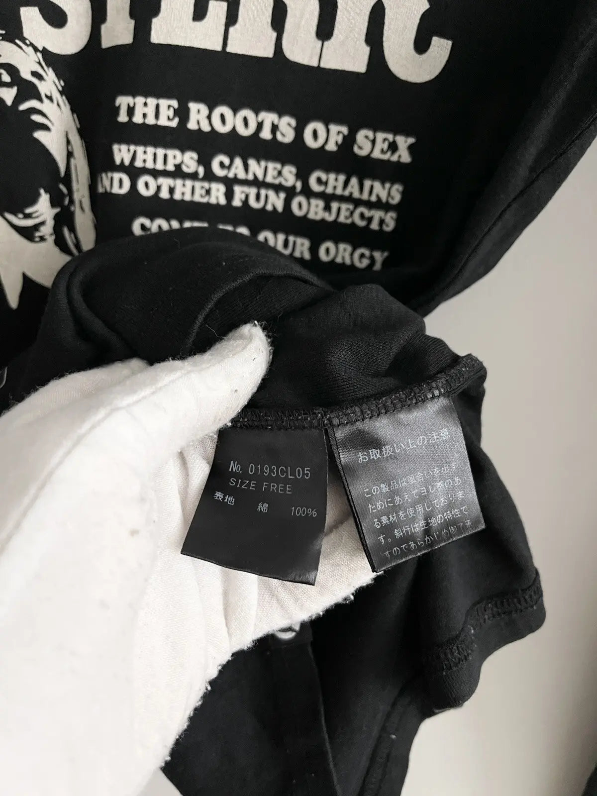 2000s Hysteric Glamour The Roots of Sex LS Tee