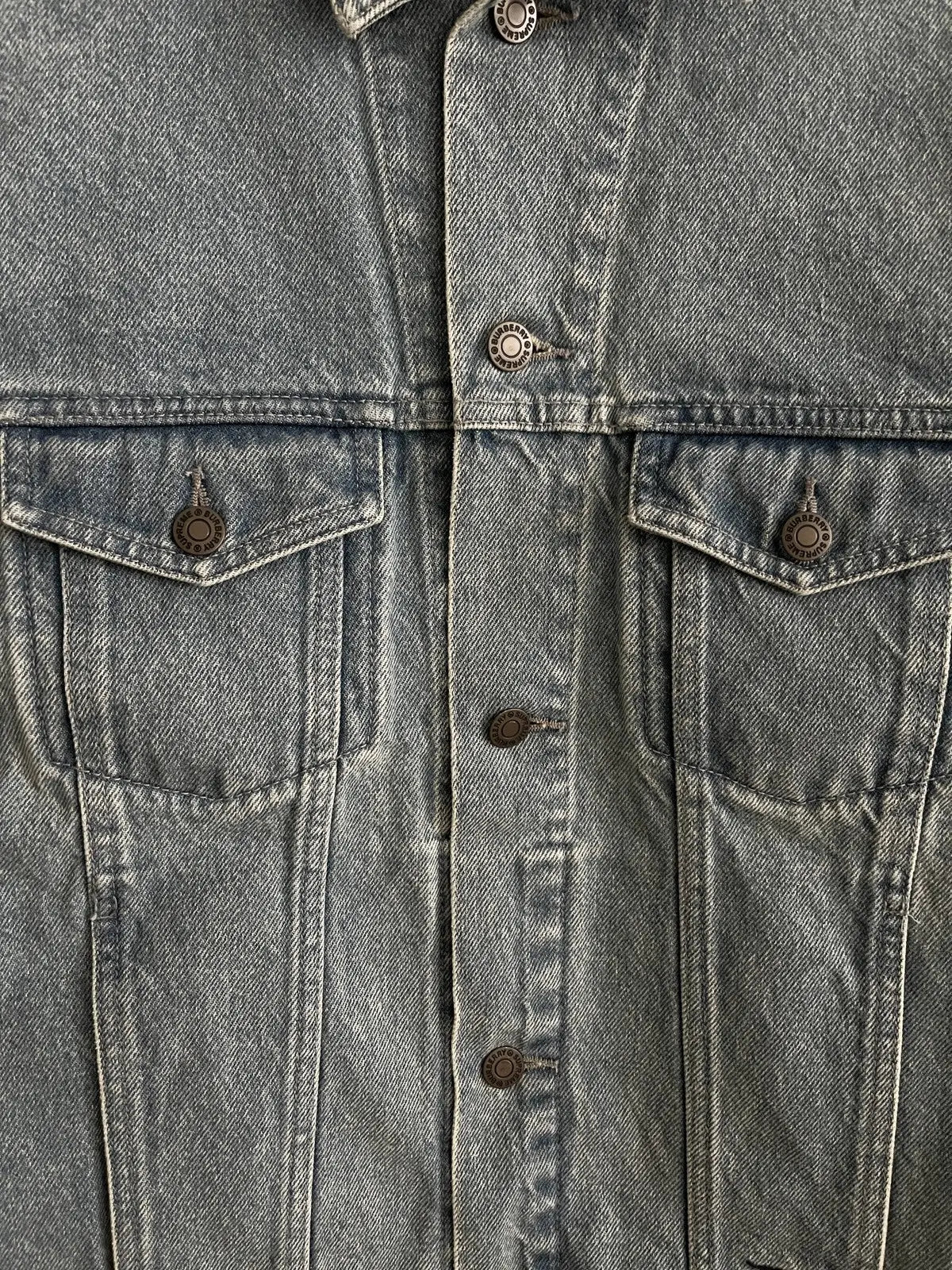 2022 Supreme x Burberry Denim Trucker Jacket