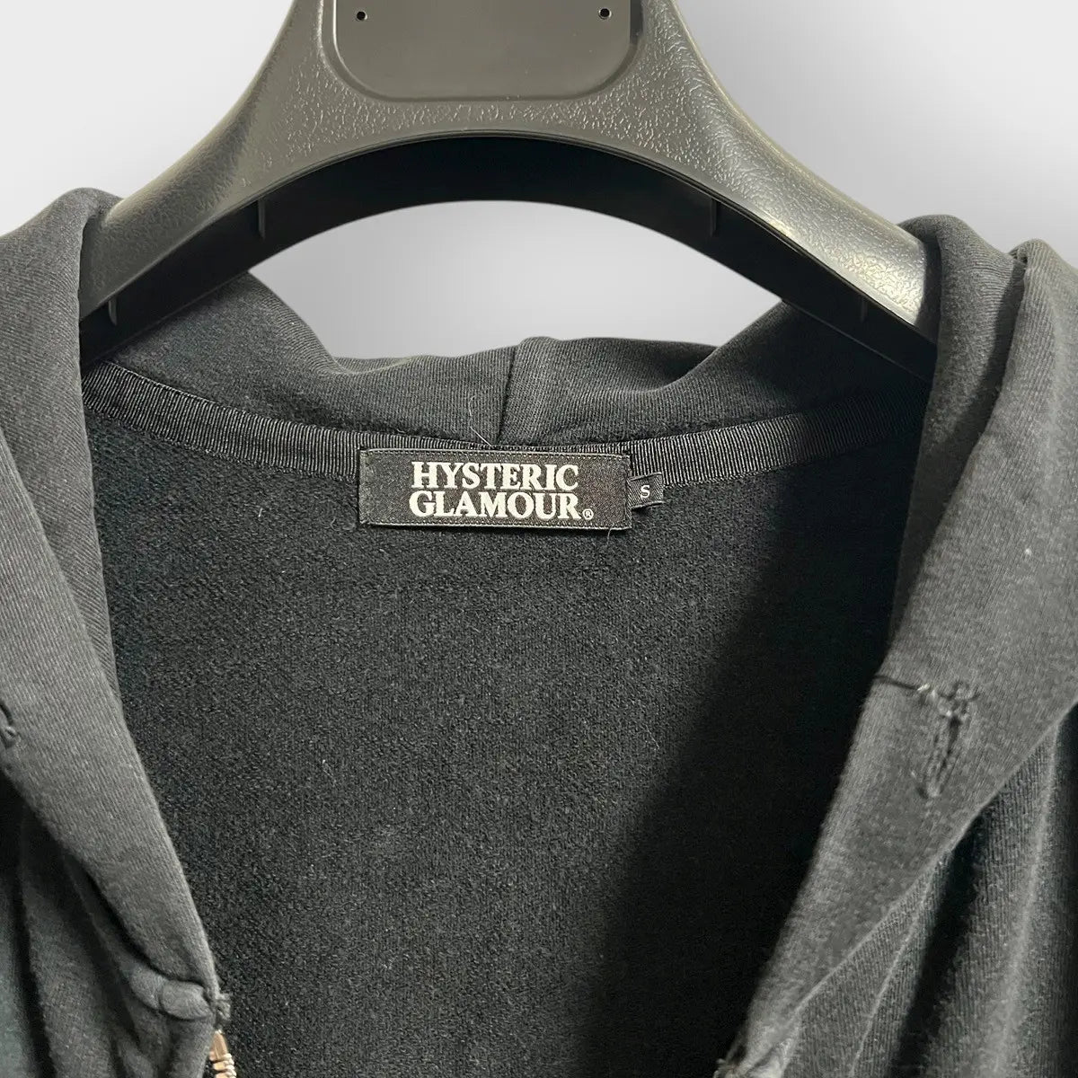 2000s Hysteric Glamour UK Girl Hurt Me Zip Hoodie