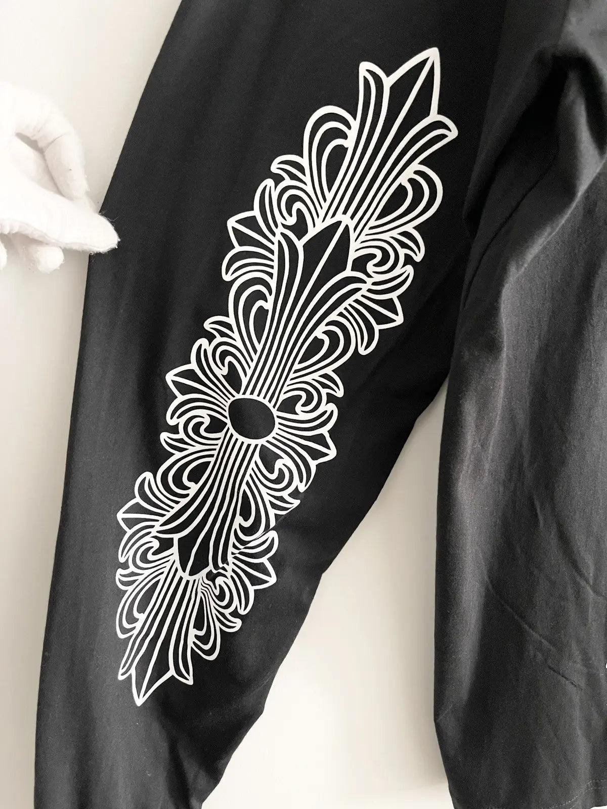 Chrome Hearts Las Vegas Horseshoe Floral LS Tee