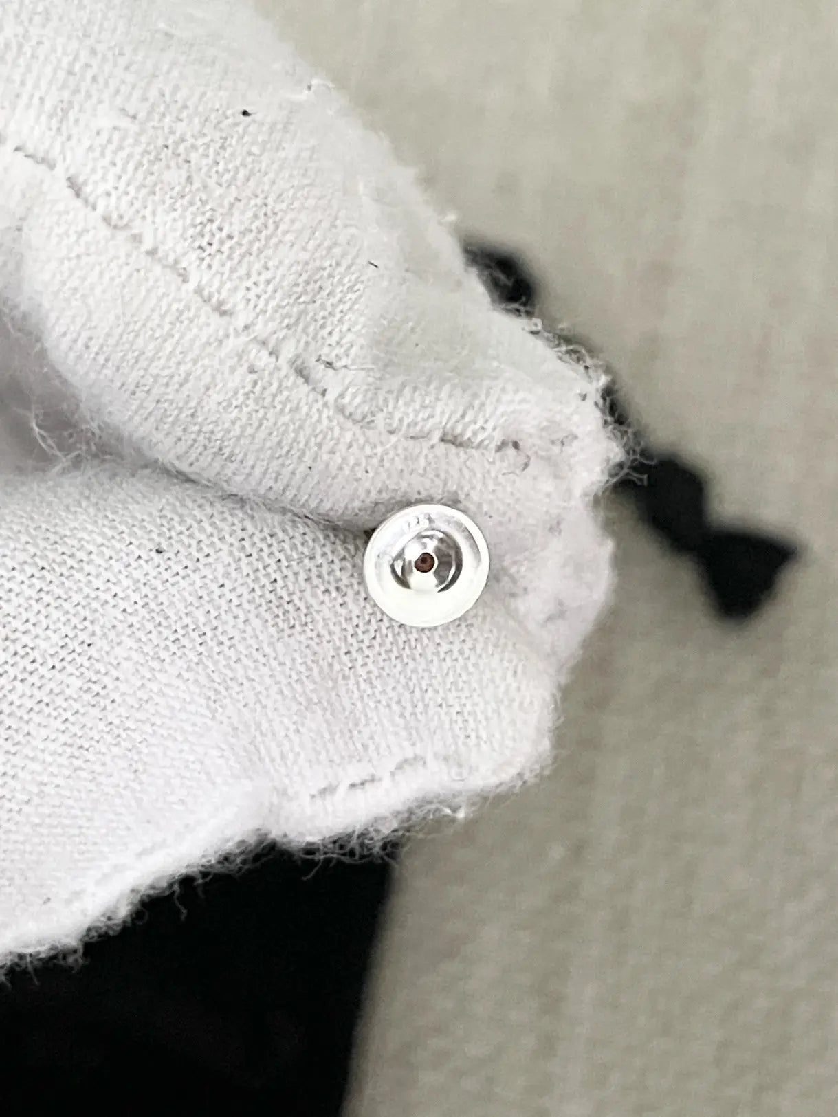 Chrome Hearts 925 Silver Stud Cross Earring